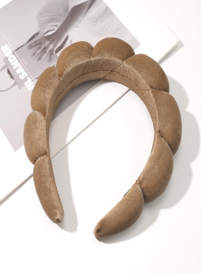 اييشا طوق رأس سبا من عائشة براون لغسل الوجه، إسفنجة، طوق رأس للمكياج، طوق رأس للعناية بالبشرة، طوق شعر ناعم لتنظيف الوجه - Image 5